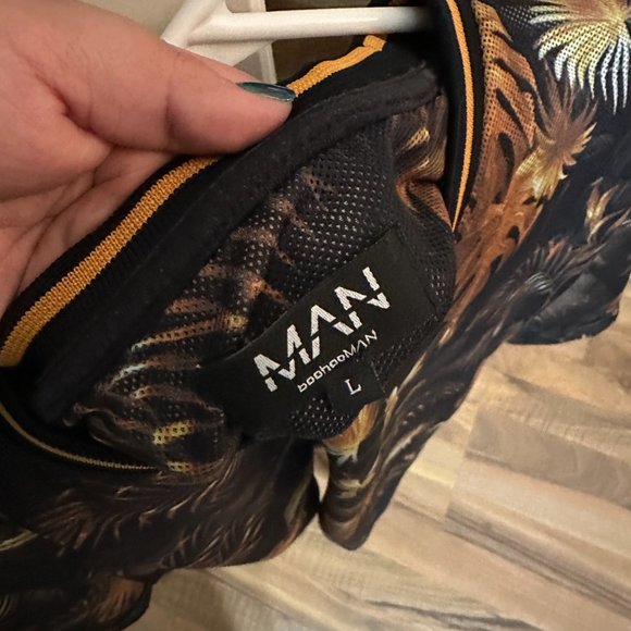 Boohoo Man Mesh Semi See Through Top - Picture 2 of 2